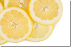 cropped lemon slices